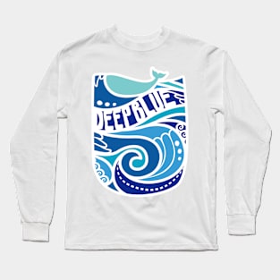 DEEP BLUE Long Sleeve T-Shirt